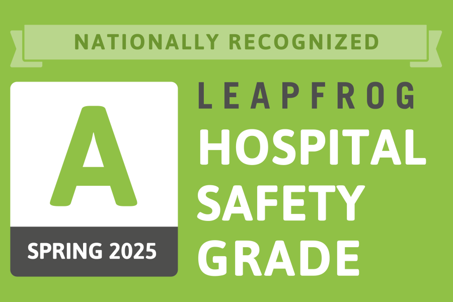 Awarded ‘A’ Hospital Safety Grade Awarded ‘A’ Hospital Safety Grade